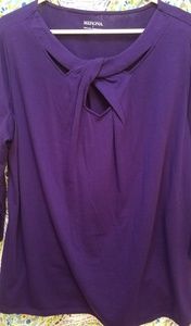 Purple Merona 3/4 sleeve sweater size 1X
